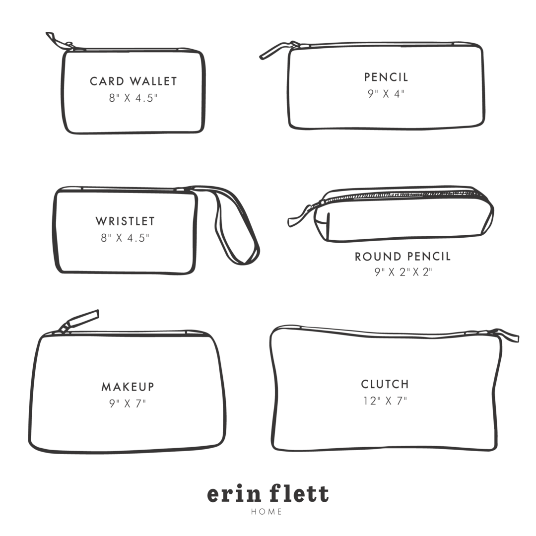 Erin Flett - Sienna Velvet Zipper Bag