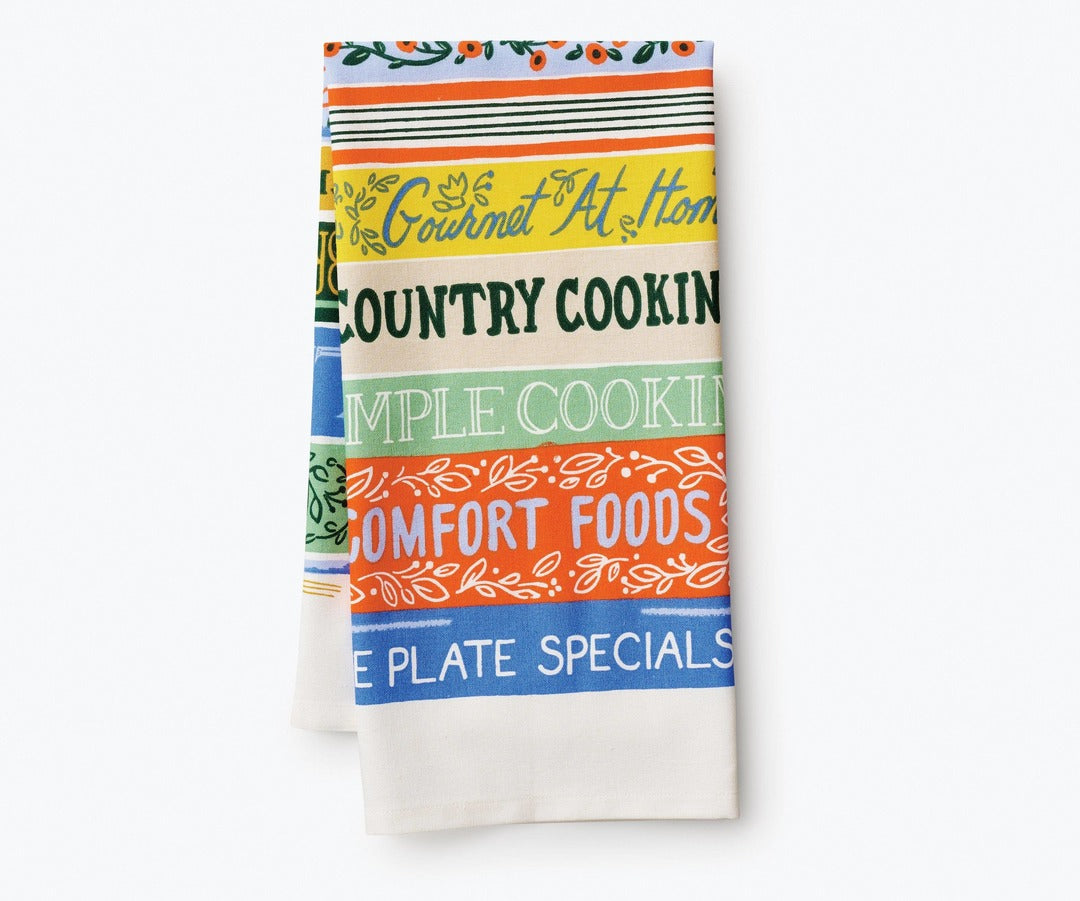 Rifle Paper Co. - Cookbooks Tea Towel