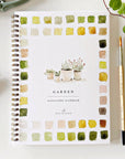 Garden watercolor workbook