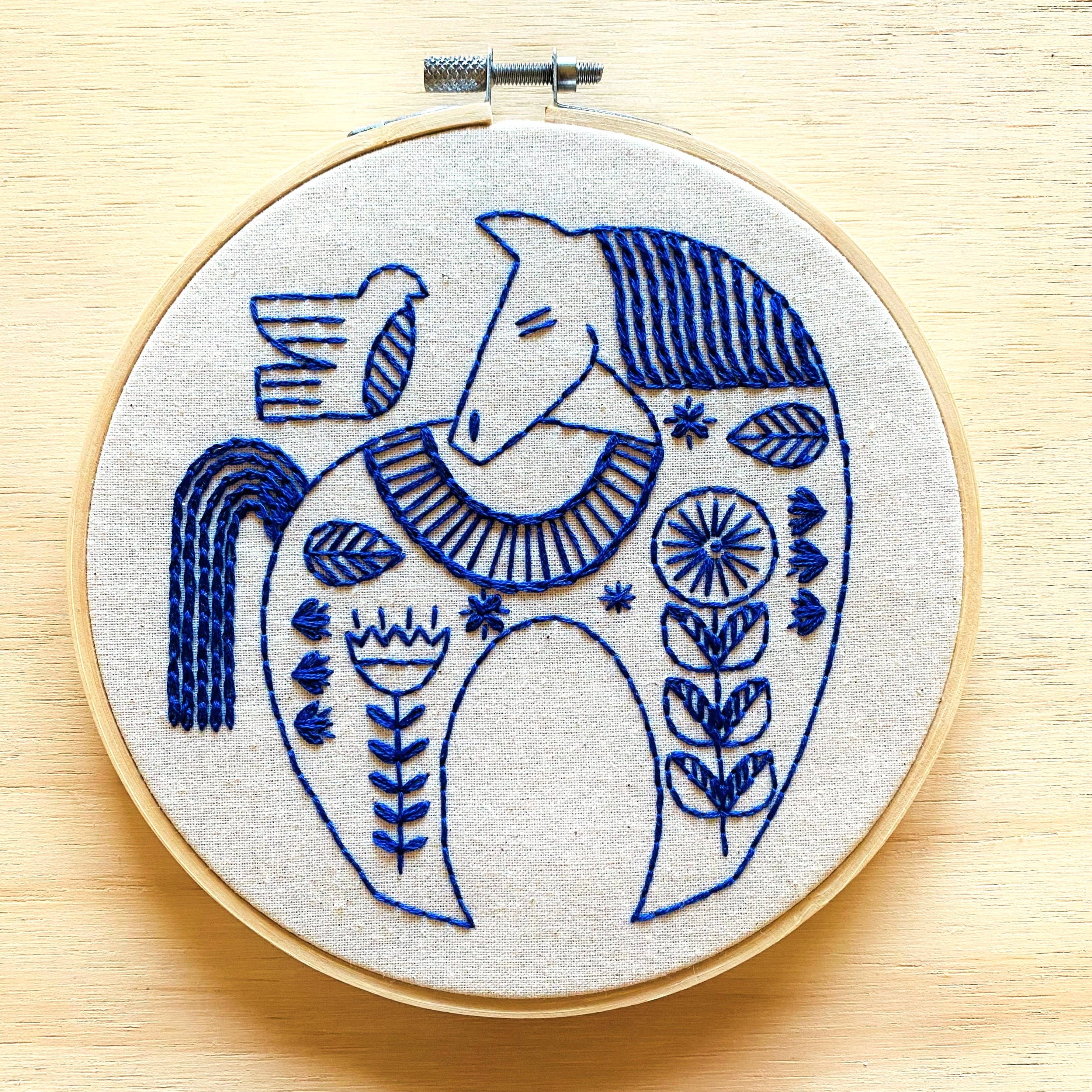 Hygge Horse Complete Embroidery Kit