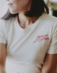 Tough as a Mother | Embroidered T-shirt