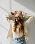 Aspen Knit Print Beanie