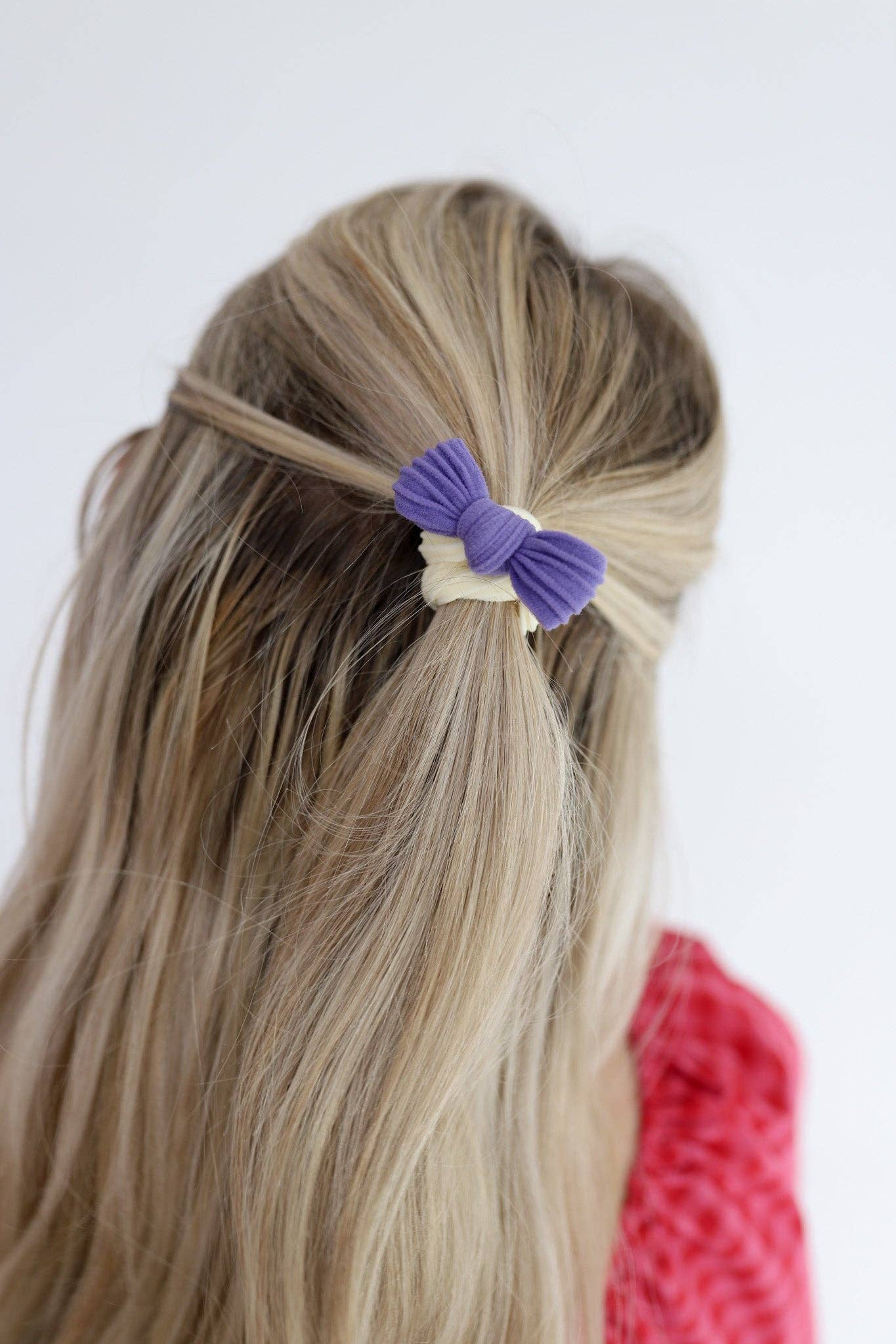 TWO TONED BOW SLICK BACK PONYTAILS (PACK OF 3)