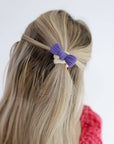 TWO TONED BOW SLICK BACK PONYTAILS (PACK OF 3)