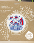 French Hen Complete Embroidery Kit