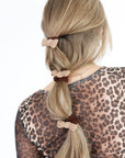 TWO TONED BOW SLICK BACK PONYTAILS (PACK OF 3)