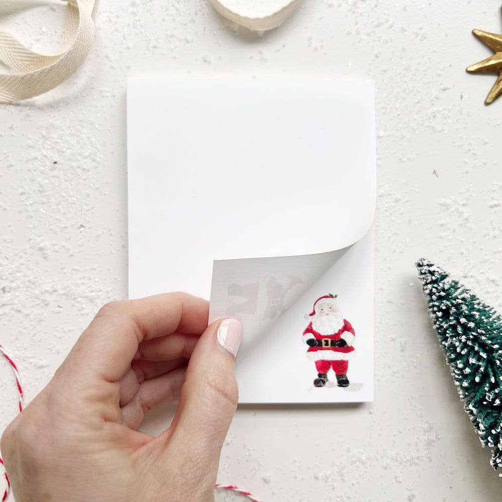 Christmas notepad: Santa