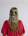 TWO TONED BOW SLICK BACK PONYTAILS (PACK OF 3)