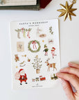 Santa's Workshop Sticker Sheets