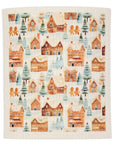 Gingerbread Village Swedish Dishcloths - Holiday Decorations