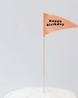 Birthday Flag: Coral