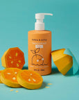 All-Natural Tangerine Shampoo, Body Wash & Bubbles