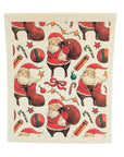 Santa's gift sack Swedish Dishcloth - Christmas Decor