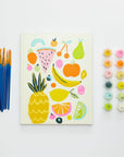 Fruitiest Fruits by Darcie Olley Paint by Numbers for Kids Framed Mini