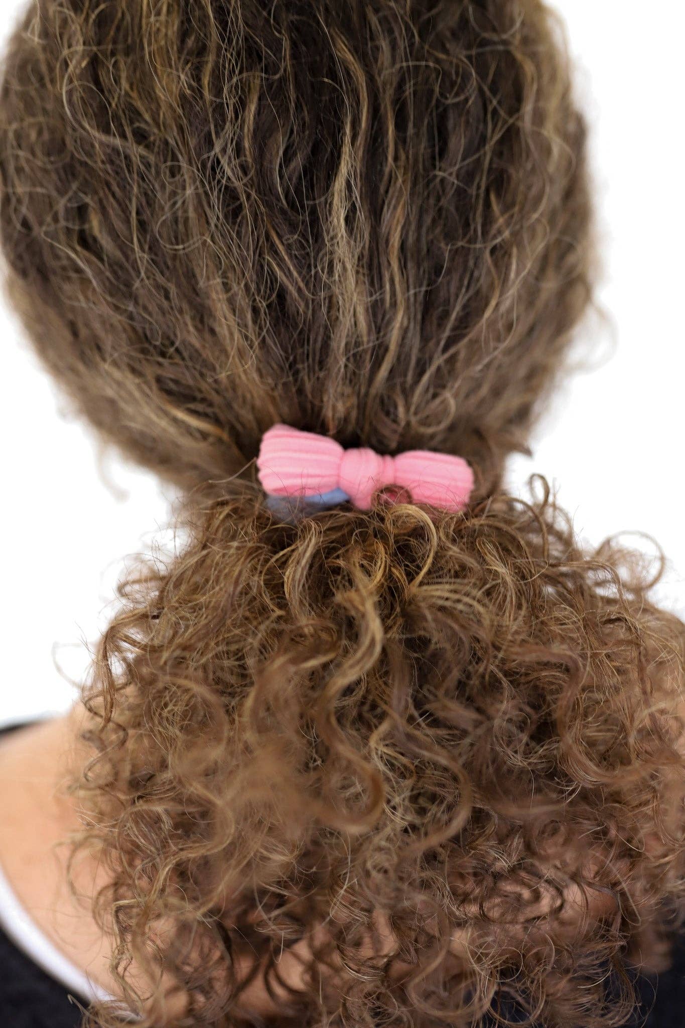 TWO TONED BOW SLICK BACK PONYTAILS (PACK OF 3)