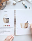 Baking watercolor workbook