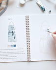 Baking watercolor workbook