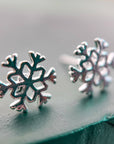 Mini Snowflake Stud