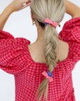 TWO TONED BOW SLICK BACK PONYTAILS (PACK OF 3)