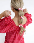 TWO TONED BOW SLICK BACK PONYTAILS (PACK OF 3)