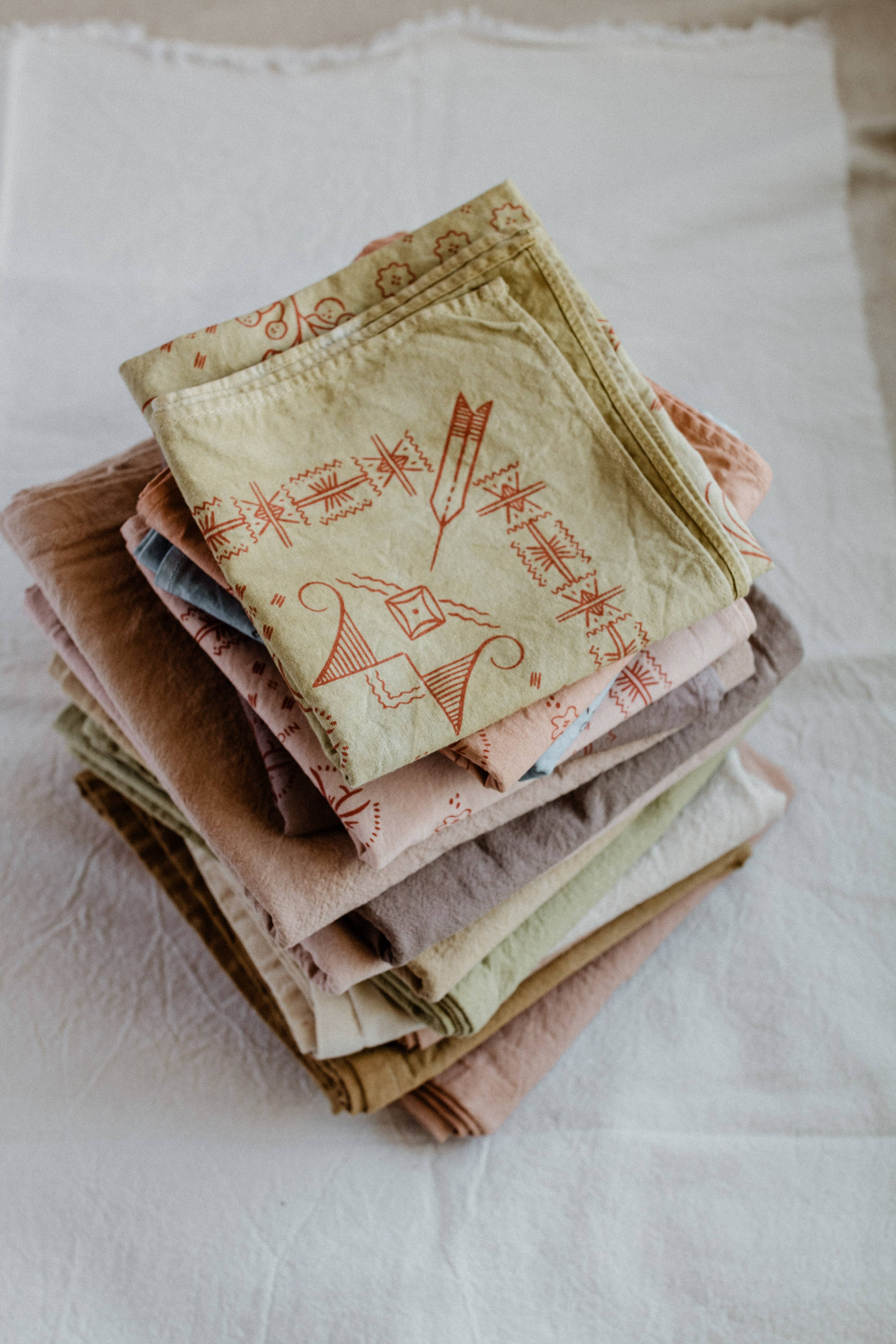 Plant dyed Premium Cotton Bandana