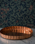 Copper Embossed Serving Tray