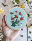 Wild Strawberries Embroidery Kit