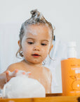 All-Natural Tangerine Shampoo, Body Wash & Bubbles