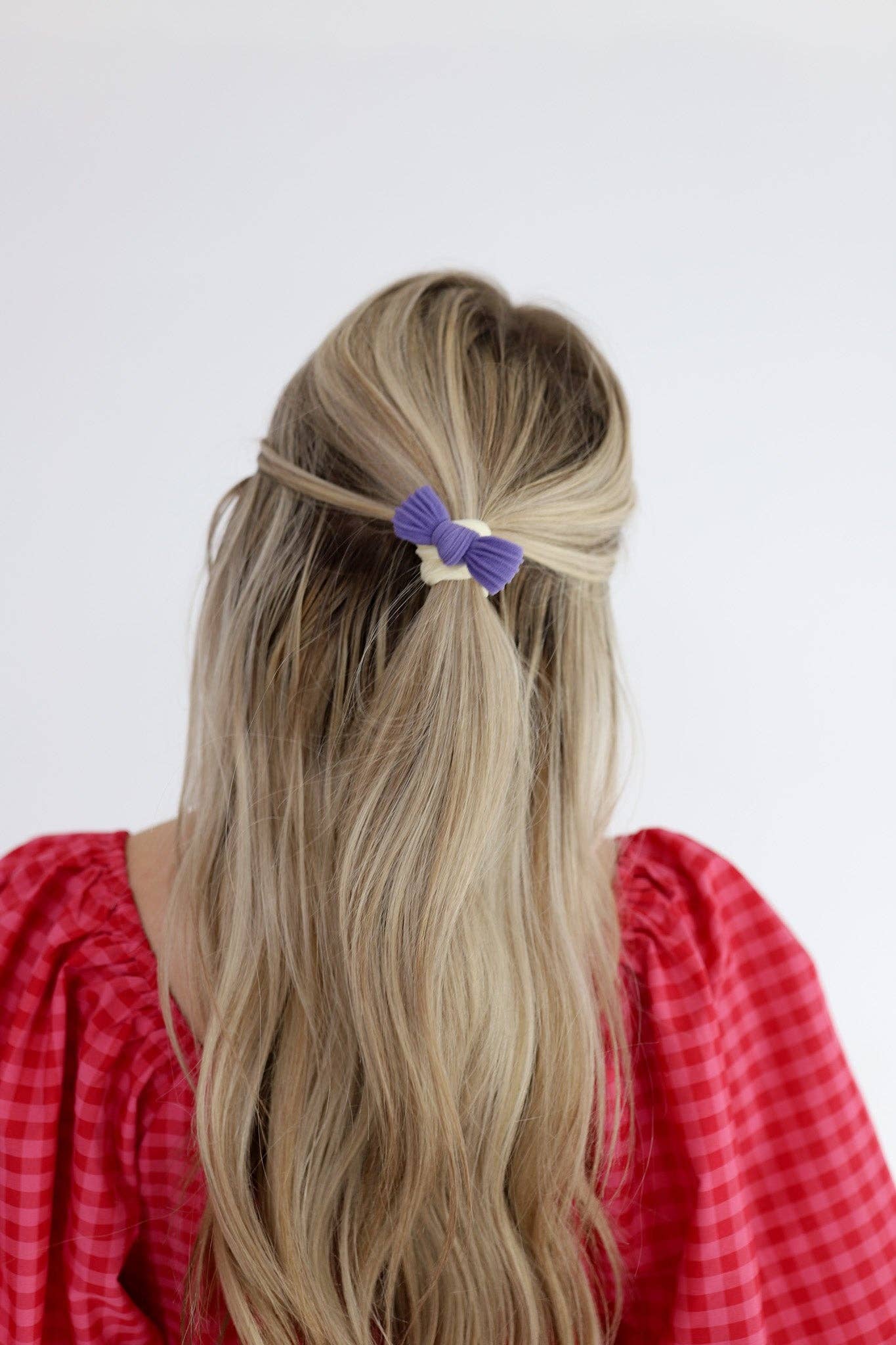 TWO TONED BOW SLICK BACK PONYTAILS (PACK OF 3)