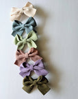 Little bow clippies (15 colors): Light, Loose