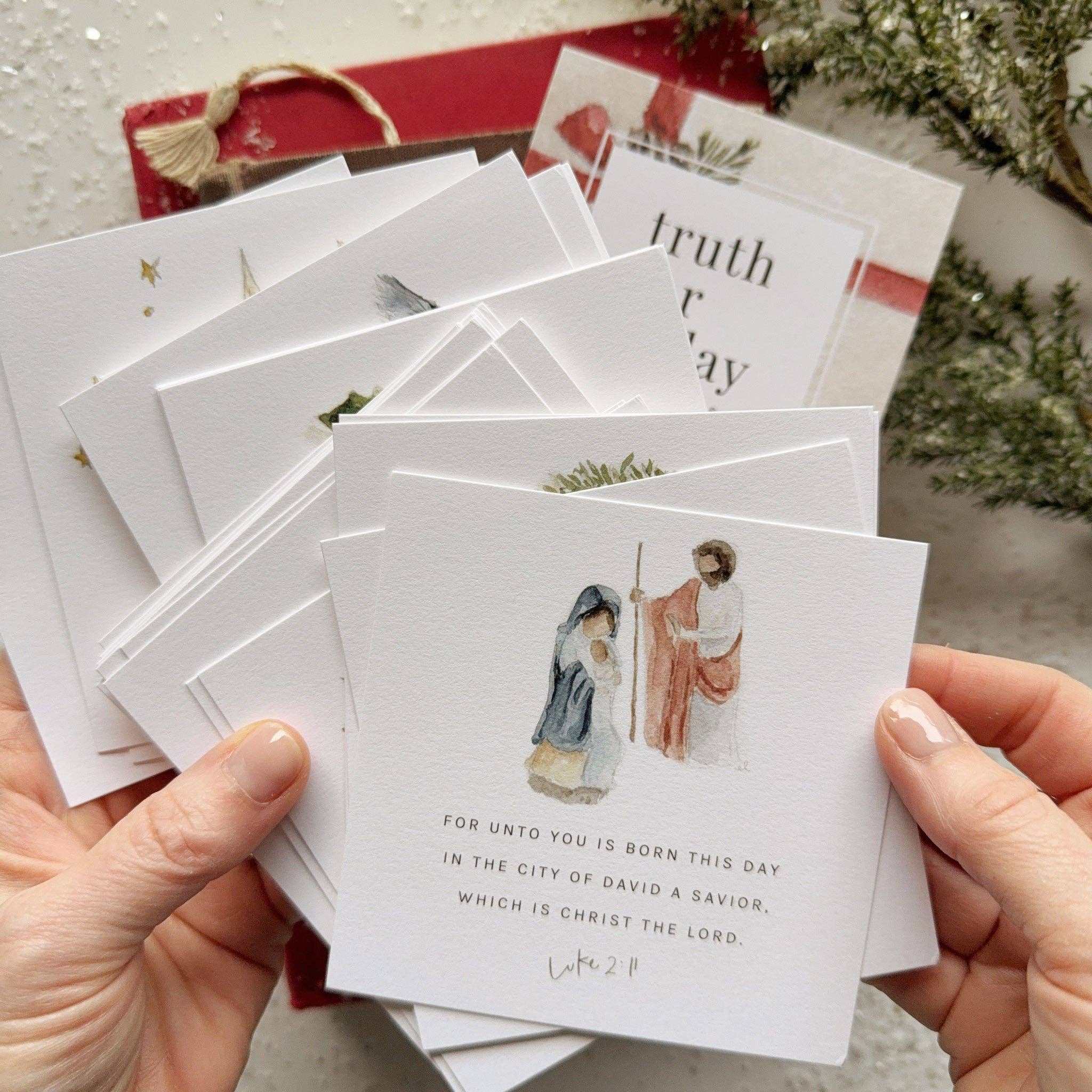 Christmas gift truth for today cards