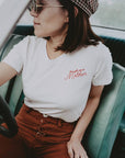 Tough as a Mother | Embroidered T-shirt