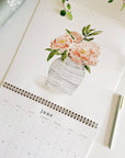 2025 Watercolor Bouquets Calendar