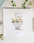 2025 Watercolor Bouquets Calendar