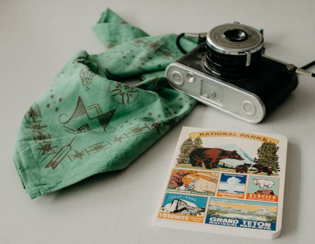 Plant dyed Premium Cotton Bandana