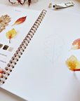 Autumn watercolor workbook