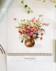 2025 Watercolor Bouquets Calendar