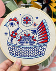 French Hen Complete Embroidery Kit