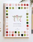 Christmas watercolor workbook