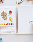 Autumn watercolor workbook