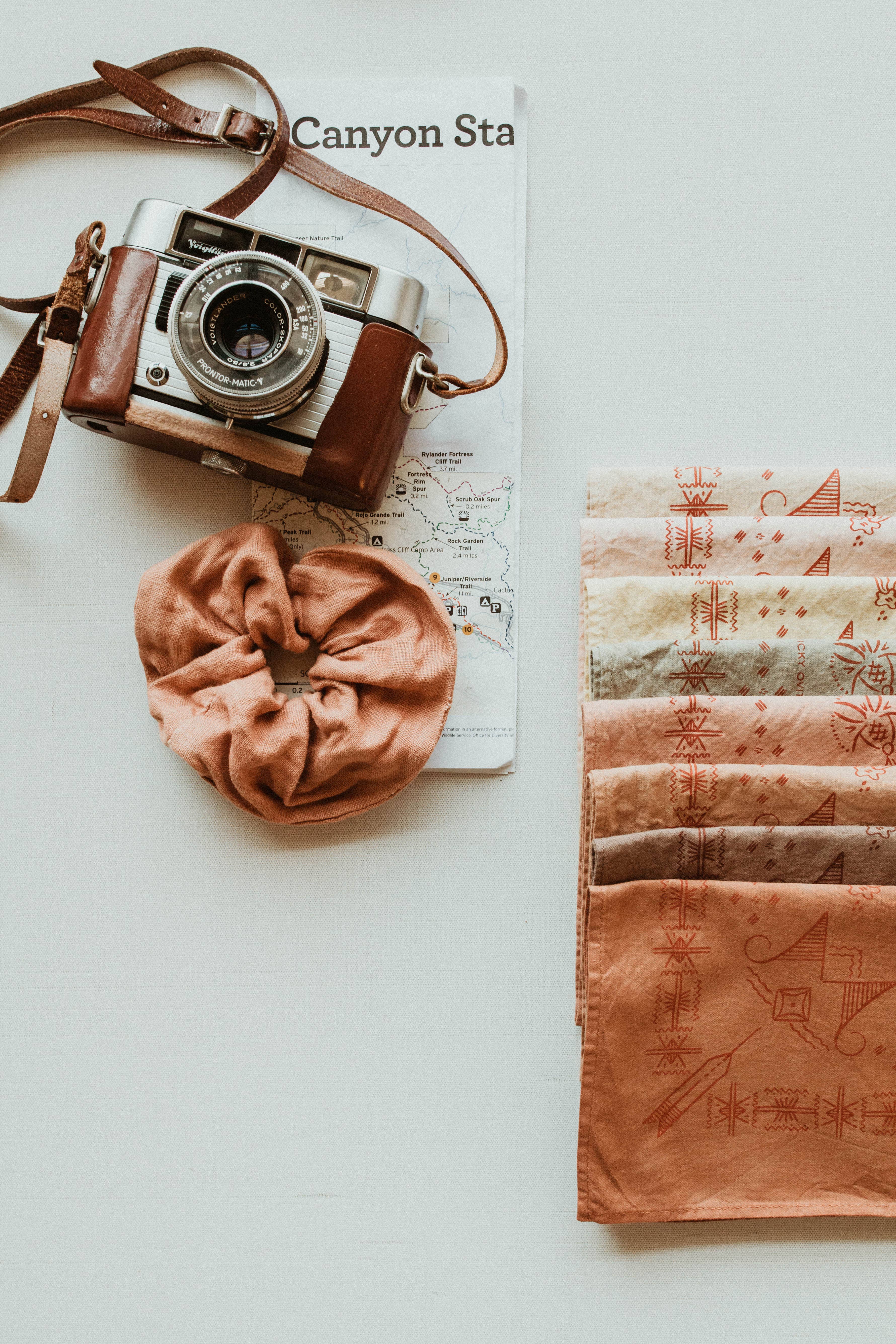 Plant dyed Premium Cotton Bandana