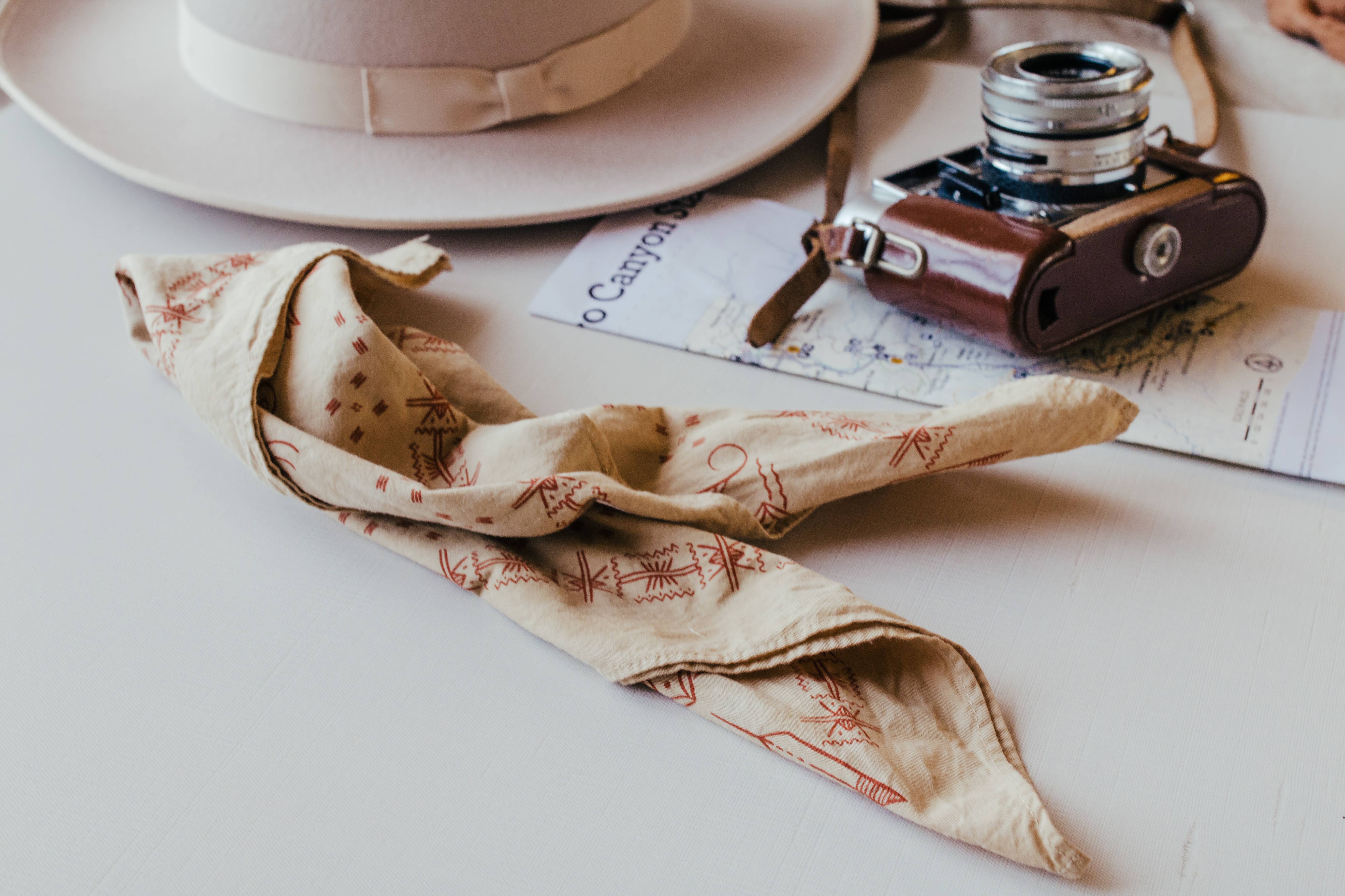 Plant dyed Premium Cotton Bandana