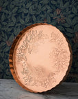 Copper Embossed Serving Tray