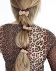 TWO TONED BOW SLICK BACK PONYTAILS (PACK OF 3)