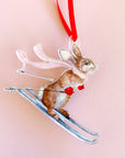 Ski Bunny Ornament