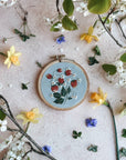 Wild Strawberries Embroidery Kit