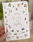 Living freely and lightly journal