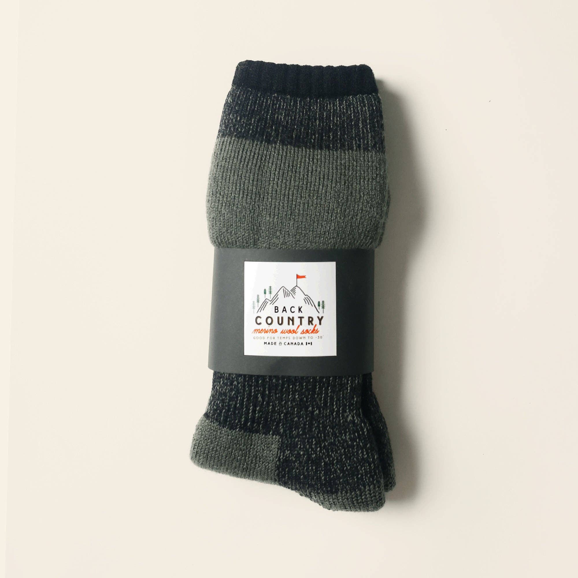 Back Country Sub-Zero Socks - Army: O/S