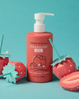 All-Natural Strawberry Shampoo, Body Wash & Bubbles