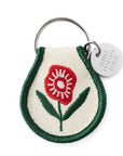 Patch Keychain - Poppy Flower